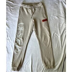 Heron Preston Men’s XS Cream Logo Joggers